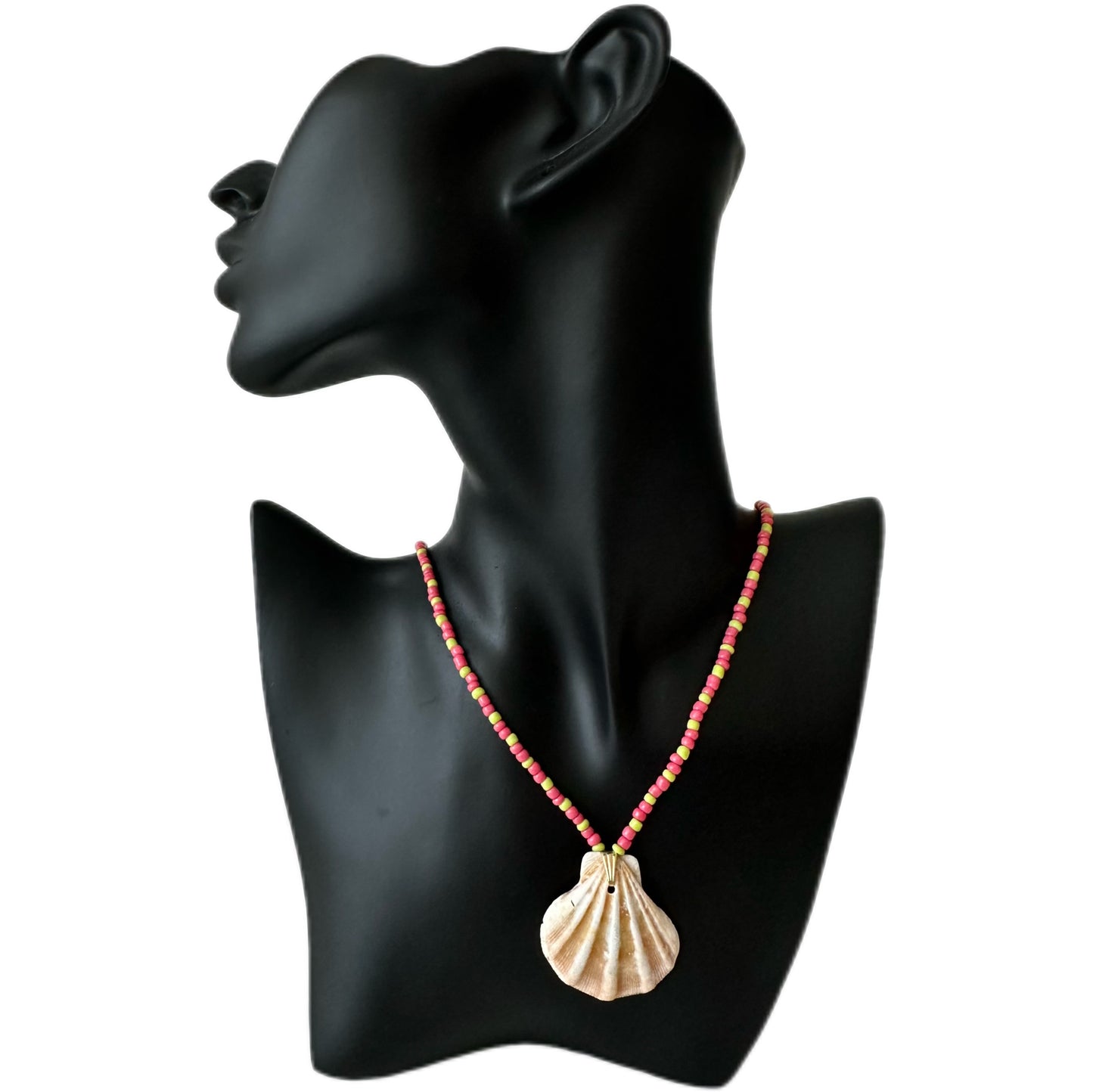 Moana - coral orange & lime green