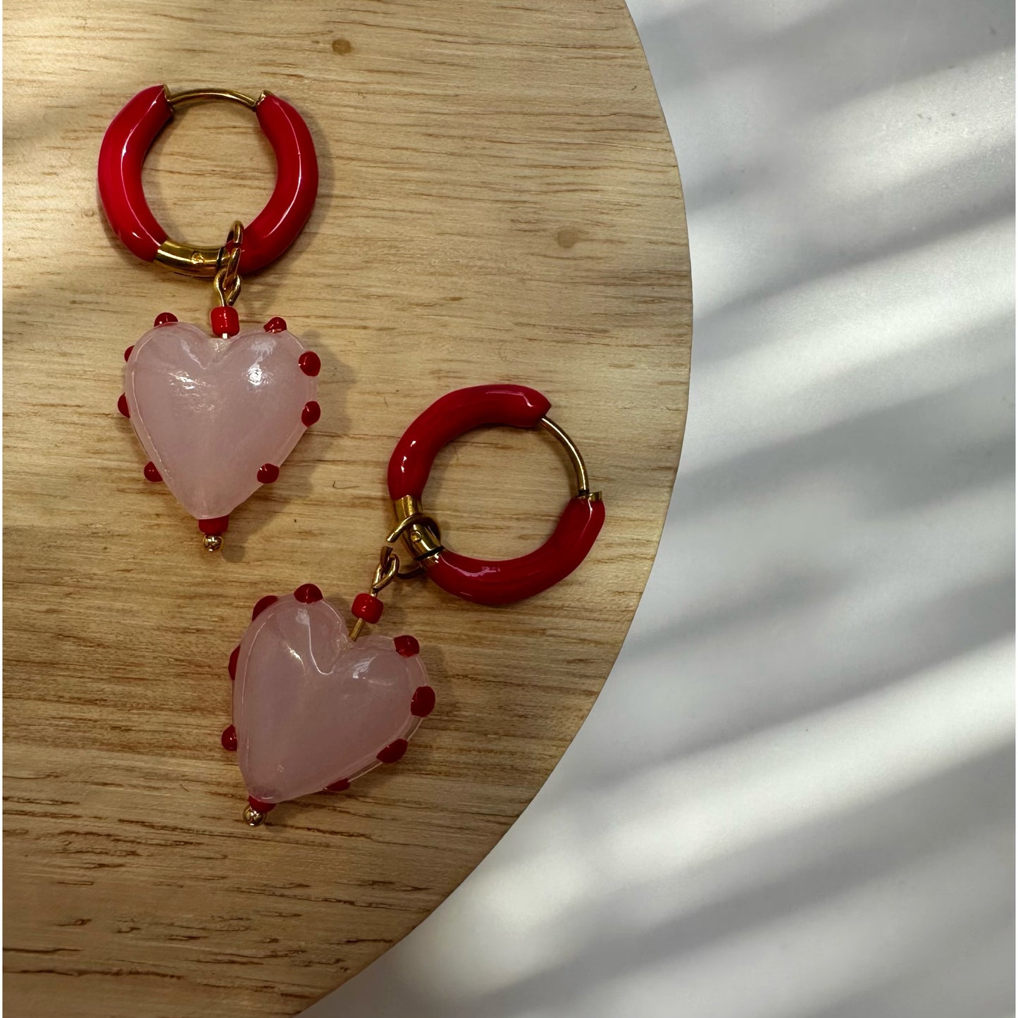 Miami - red & baby pink