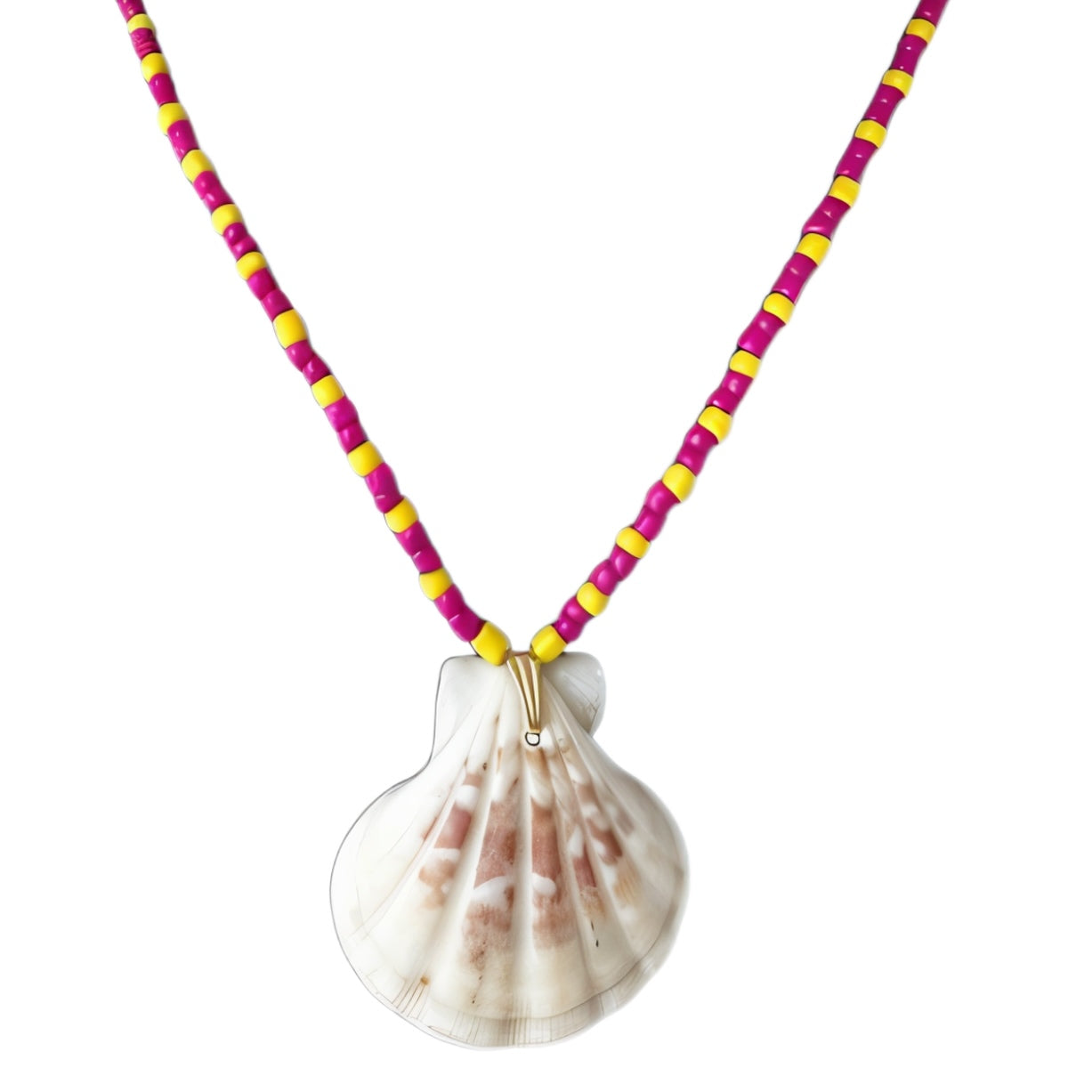 Moana - magenta pink & lemon yellow