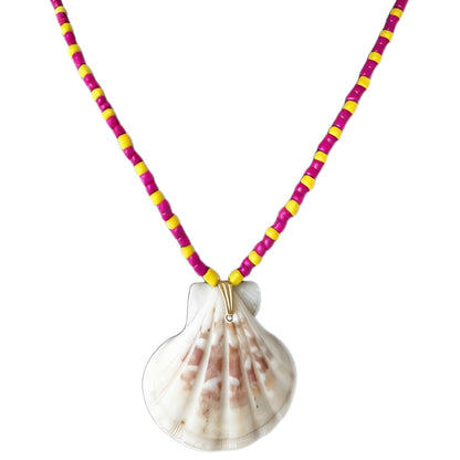 Moana - magenta pink & lemon yellow