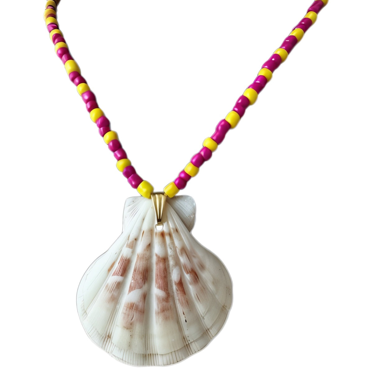 Moana - magenta pink & lemon yellow