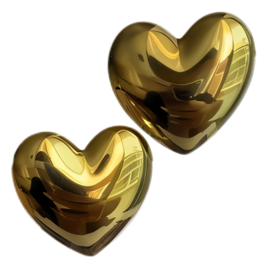 Chuncky heart gold